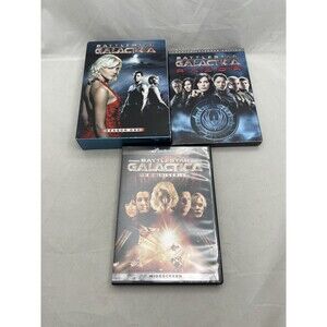 Battlestar Galactica DVDs Miniseries Razor Season One Lot Of 3